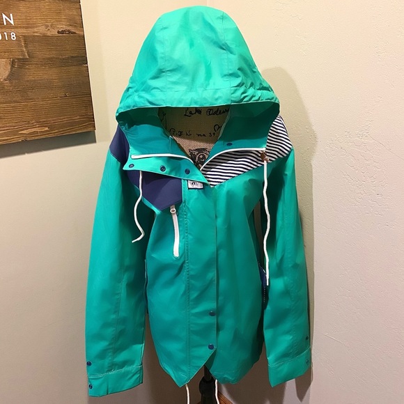 Women Picture Organic Clothing Green Weather Resistant Hooded Jacket Size L - Picture 2 of 11